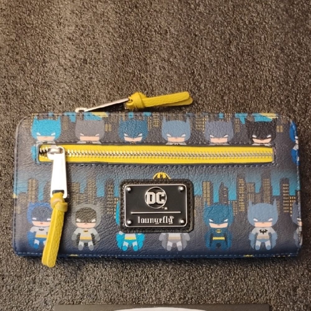 DC Blue and Black Bag with Cartoon Graphics